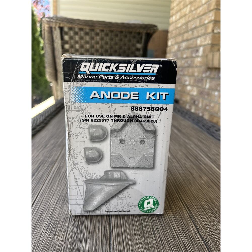 *NEW OEM* 0810 Mercury Quicksilver Anode Kit 888756Q04